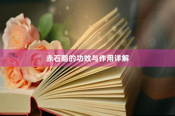 赤石脂的功效与作用详解